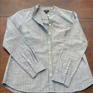 LIKE NEW J. Crew Factory Women’s Blue Shirt size XS
